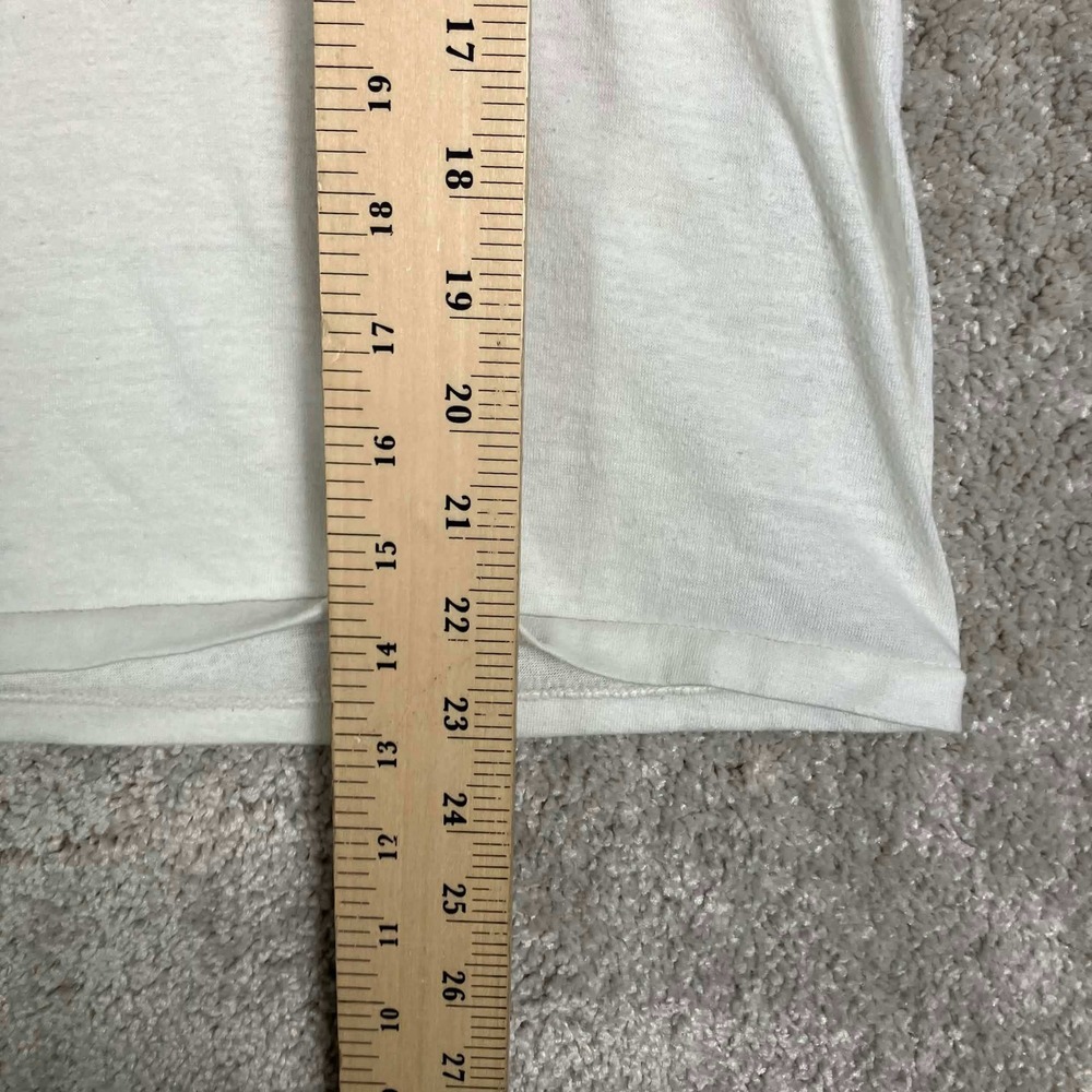 Vintage 70s Russell Athletic BSA Pathfinder District Ringer T Shirt White Red M - Picture 11 of 13